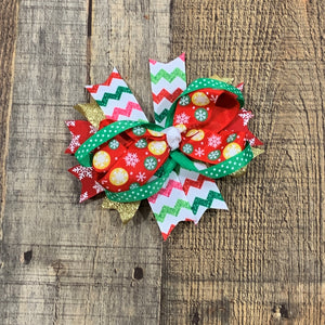 Merry & Bright Large Hair Bow