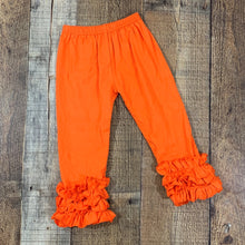 Orange Ruffle Pants