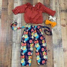 Persimmon Floral Jogger Outfit