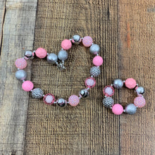 Pink & Silver Sparkle Necklace or Bracelet