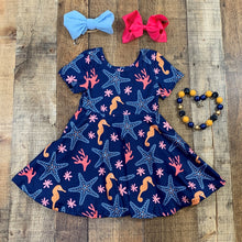 Starfish & Seahorse Twirl Dress