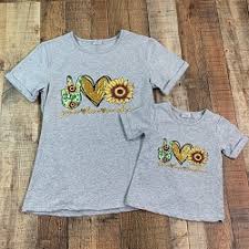 Peace Love Sunshine Mom & Me Shirt (sold separately)