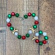 Christmas Bow Sparkle Necklace or Bracelet