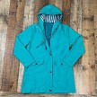 Women's Lined Raincoat Aqua